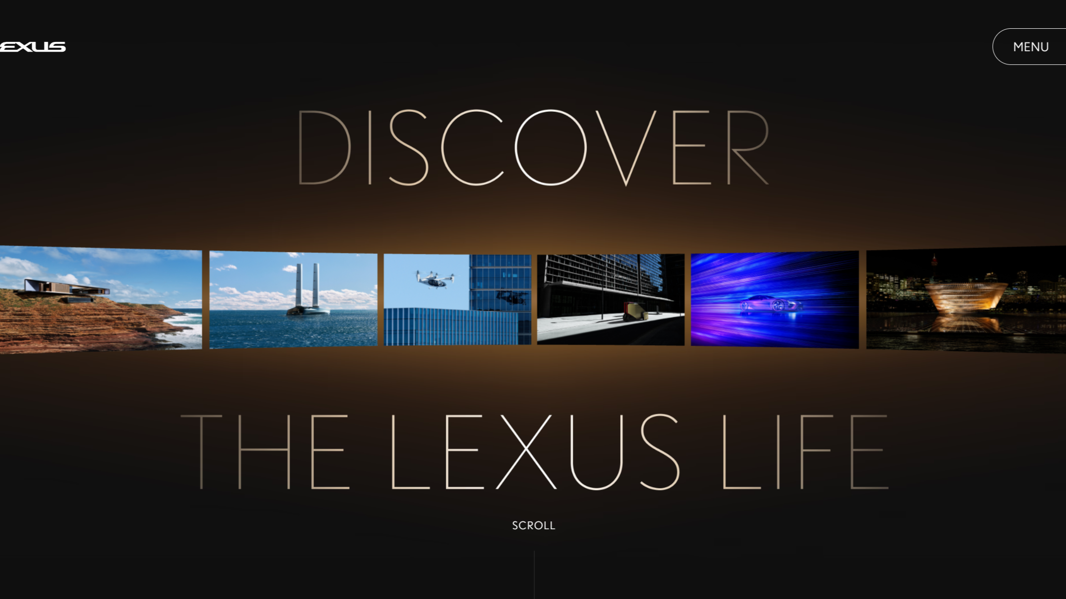 LEXUS-黑金高級配色感受