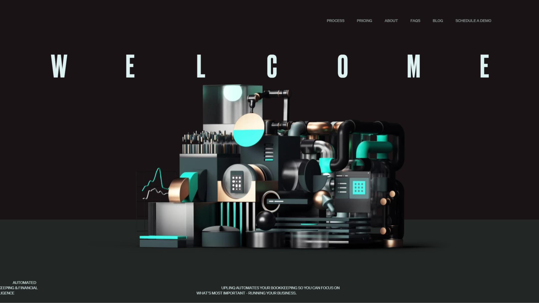 Uplinq-酷酷的3D首屏
